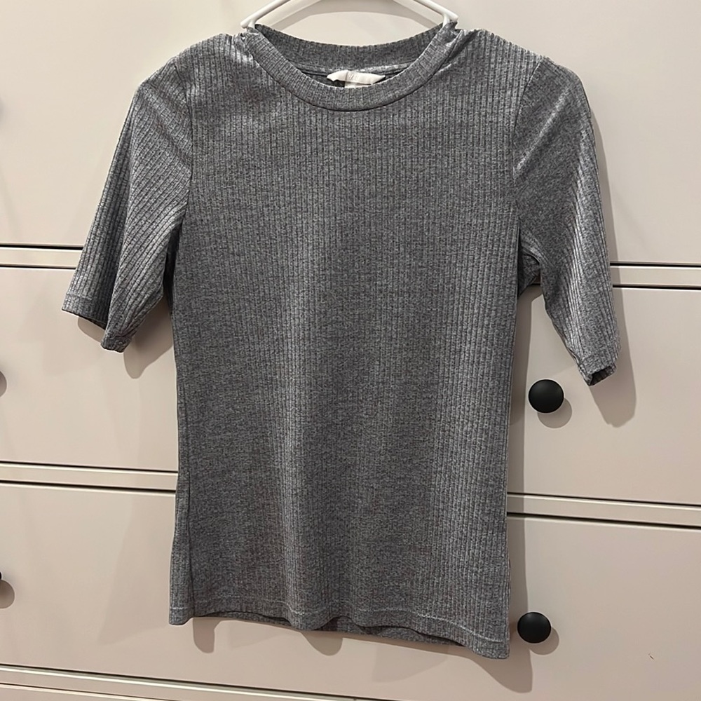 Grey Business Casual Top